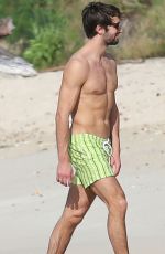 EMMA WATSON and Matthew Janney at a Beach Caribbean
