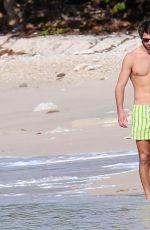 EMMA WATSON and Matthew Janney at a Beach Caribbean