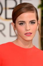 EMMA WATSON at 71st Annual Golden Globe Awards