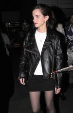 EMMA WATSON at LAX Airport in Los Angeles