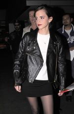 EMMA WATSON at LAX Airport in Los Angeles