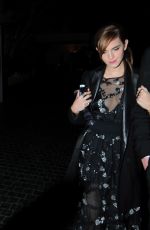 EMMA WATSON Leaves Chateau Marmont in Los Angeles
