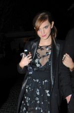 EMMA WATSON Leaves Chateau Marmont in Los Angeles