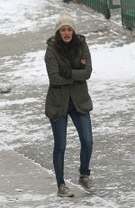 EMMY ROSSUM on the Set of Shameless