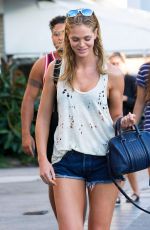 ERIN HEATHERTON in Shorts Out and About in Sydney