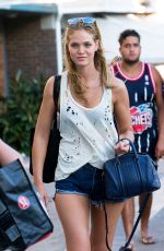 ERIN HEATHERTON in Shorts Out and About in Sydney