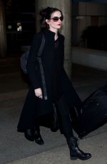 EVA GREEN Arrives at LAX Airport
