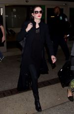 EVA GREEN Arrives at LAX Airport