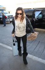 EVA LONGORIA Arrives at LAX Airport in Los Angeles