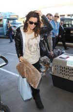 EVA LONGORIA Arrives at LAX Airport in Los Angeles