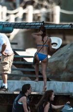 EVA LONGORIA in Bikini at a Yacht in Mexico