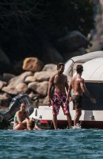 EVA LONGORIA in Bikini at a Yacht in Mexico