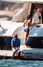 EVA LONGORIA in Bikini at a Yacht in Mexico