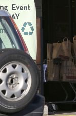 EVA MENDES Leaves Gelson