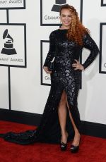 FAITH EVANS at 2014 Grammy Awards in Los Angeles