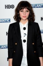 FELICITY JONES at Girls Season 3 Premiere in London