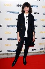FELICITY JONES at Girls Season 3 Premiere in London