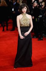 FELICITY JONES at The Invisible Woman Premiere in London