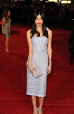 GEMMA CHAN at Jack Ryan: Shadow Recruit Premiere in London