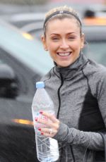 GEMMA MERNA in Tights Oit and About in Liverpool