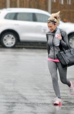 GEMMA MERNA in Tights Oit and About in Liverpool