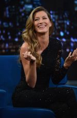 GISELE BUNDCHEN at Late Night with Jimmy Fallon in New York