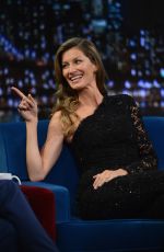 GISELE BUNDCHEN at Late Night with Jimmy Fallon in New York