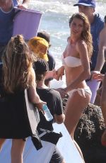 GISELE BUNDCHEN in Bikini at a Photoshoot in Malibu