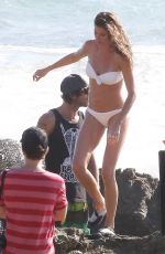 GISELE BUNDCHEN in Bikini at a Photoshoot in Malibu