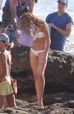 GISELE BUNDCHEN in Bikini at a Photoshoot in Malibu