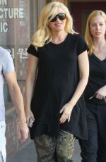 GWEN STEFANI at an Acupuncture Studio in Los Angeles