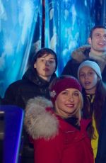 HAYDEN PANETTIERE and Klitchko Family at New Years Eve in Kiev
