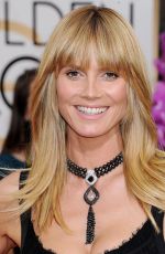 HEIDI KLUM at 71st Annual Golden Globe Awards