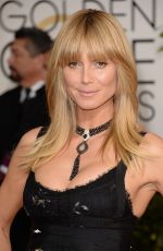 HEIDI KLUM at 71st Annual Golden Globe Awards