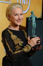 HELEN MIRREN at 2014 SAG Awards in Los Angeles