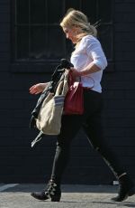 HILARY DUFF Arrives at a Studio in Los Angeles
