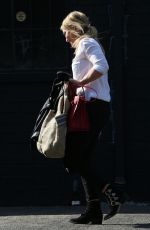 HILARY DUFF Arrives at a Studio in Los Angeles