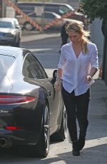 HILARY DUFF Arrives at a Studio in Los Angeles