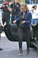 HILARY DUFF Arrives to Cecconi