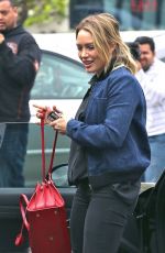 HILARY DUFF Arrives to Cecconi