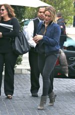 HILARY DUFF Arrives to Cecconi