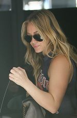 HILARY DUFF Arrives to the Gym in West Hollywood