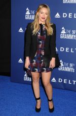 HILARY DUFF at Delta Air Lines 2014 Grammy Weekend Reception in Los Angeles