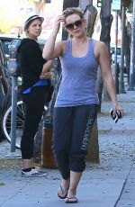HILARY DUFF Heading to a Salon in Sherman Oaks