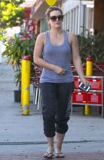 HILARY DUFF Heading to a Salon in Sherman Oaks