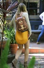 HILARY DUFF in Shorts Out  in West Hollywood