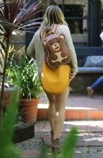 HILARY DUFF in Shorts Out  in West Hollywood