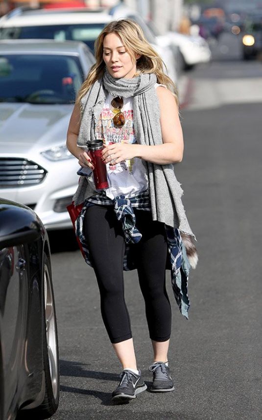 HILARY DUFF Out and About in Beverly Hills 2901