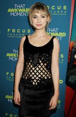 IMOGEN POOTS at That Awkward Moment Premiere in New York