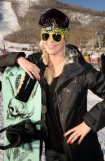 IRELAND BALDWIN at Oakley Learn to Ride with AOL in Park City